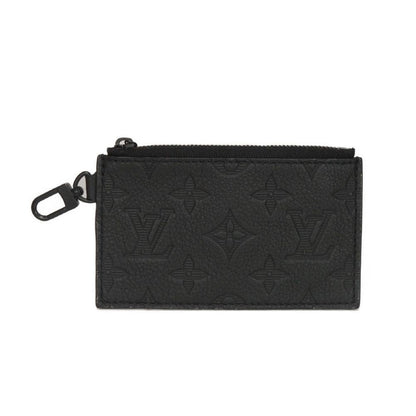 LOUIS VUITTON Coin case M81115 Shadow leather (monogram embossing) Noir Monogram shadow Gaston Wearable Wallet Coin Pocket Only