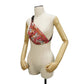 GUCCI Sling bag 502095 FABBG 6480 PVC canvas Red Chilled license Tiger waist pouch