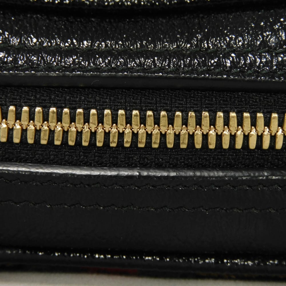 GUCCI Sling bag 517076 0KCDB 2863 Suede x patent leather Brown Web stripe Ophidia small belt bag