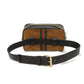 GUCCI Sling bag 517076 0KCDB 2863 Suede x patent leather Brown Web stripe Ophidia small belt bag