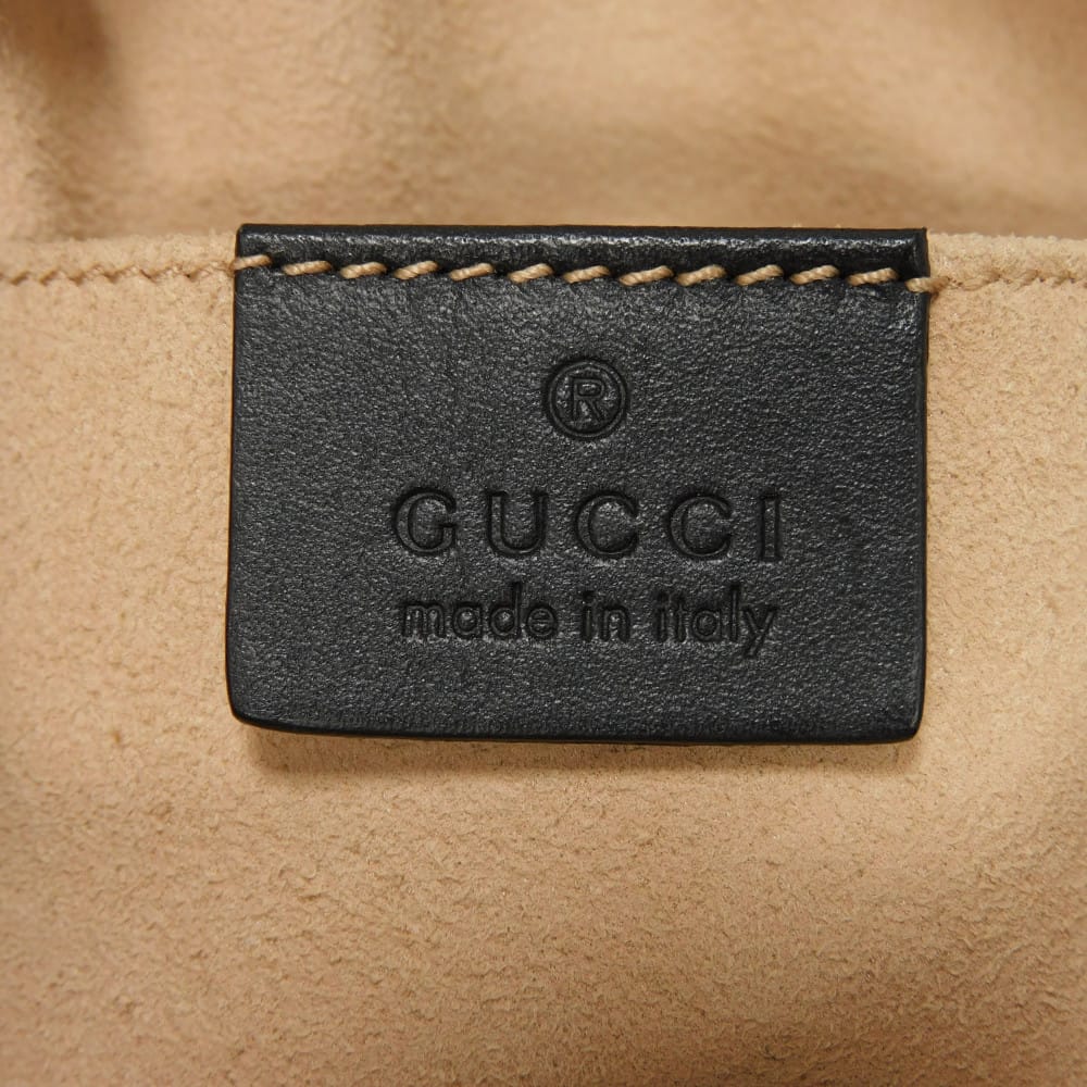 GUCCI Sling bag 517076 0KCDB 2863 Suede x patent leather Brown Web stripe Ophidia small belt bag