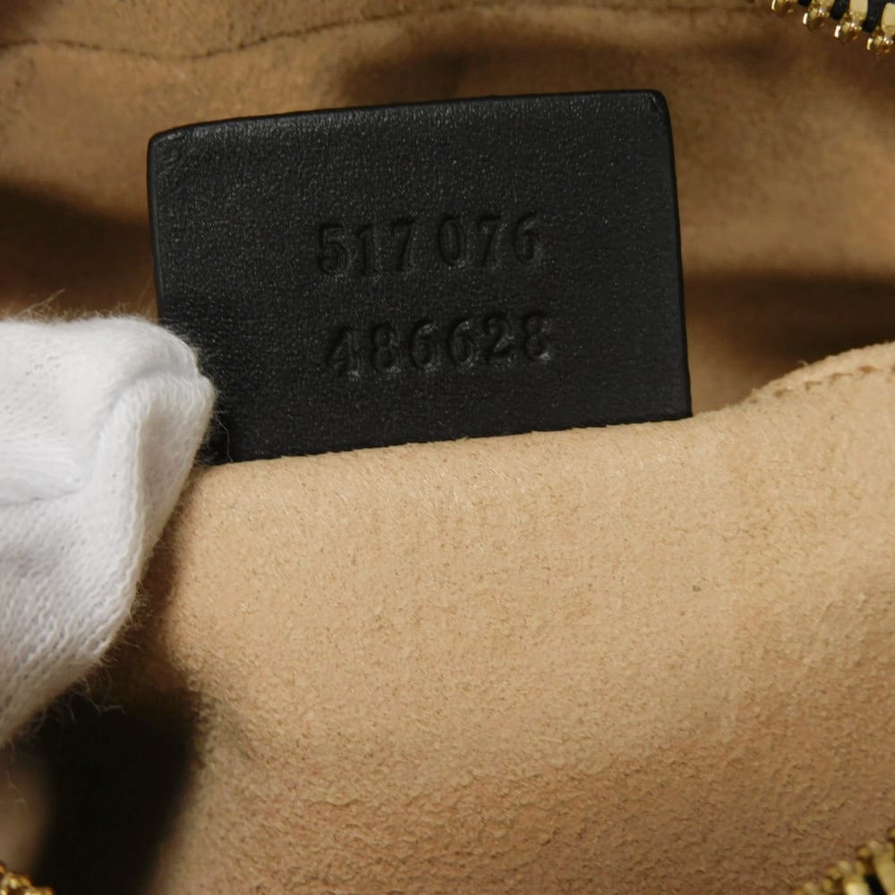 GUCCI Sling bag 517076 0KCDB 2863 Suede x patent leather Brown Web stripe Ophidia small belt bag