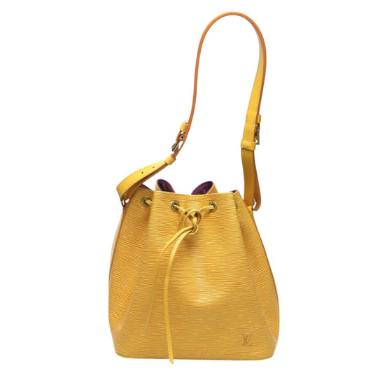LOUIS VUITTON Shoulder Bag M44109 Epi Leather Tassiri Yellow Drawstring type Shoulder Bag Epi Petit Noe unisex(Unisex) Used Authentic
