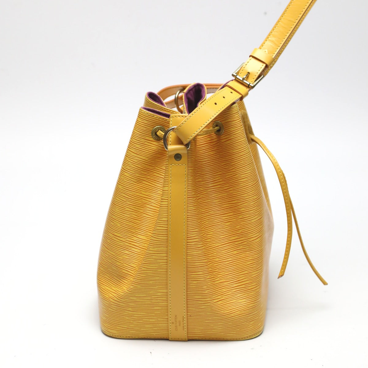 LOUIS VUITTON Shoulder Bag M44109 Epi Leather Tassiri Yellow Drawstring type Shoulder Bag Epi Petit Noe unisex(Unisex) Used Authentic