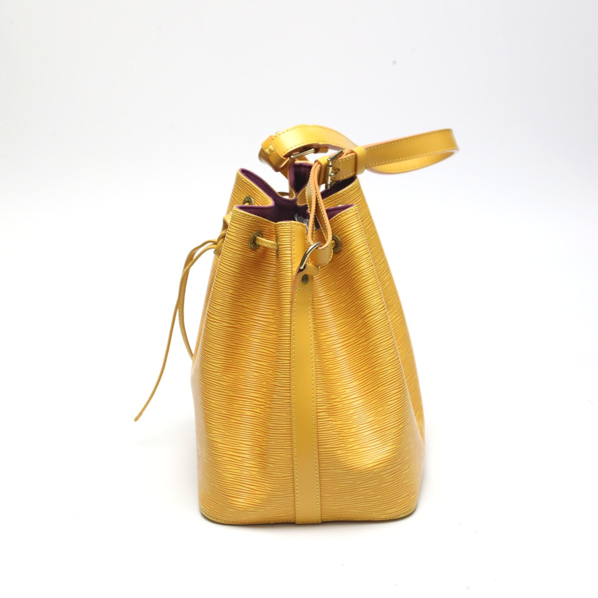 LOUIS VUITTON Shoulder Bag M44109 Epi Leather Tassiri Yellow Drawstring type Shoulder Bag Epi Petit Noe unisex(Unisex) Used Authentic