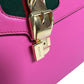 GUCCI Handbag 431665 leather pink 2WAY bag Silvi