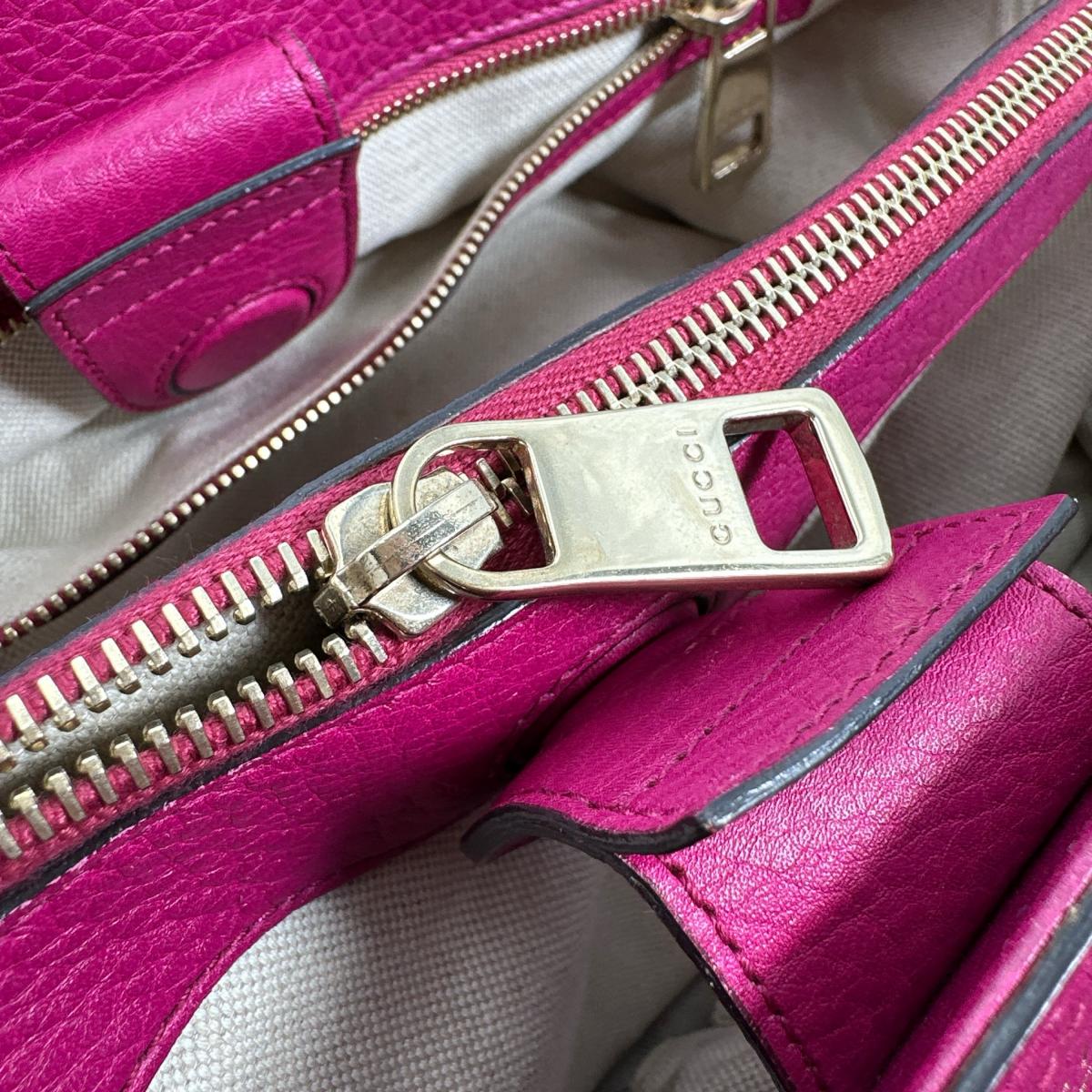 GUCCI Handbag 323660 leather pink leather GG Marmont