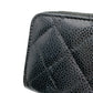 CHANEL Coin case AP0216 Matt caviar skin black Matrasse
