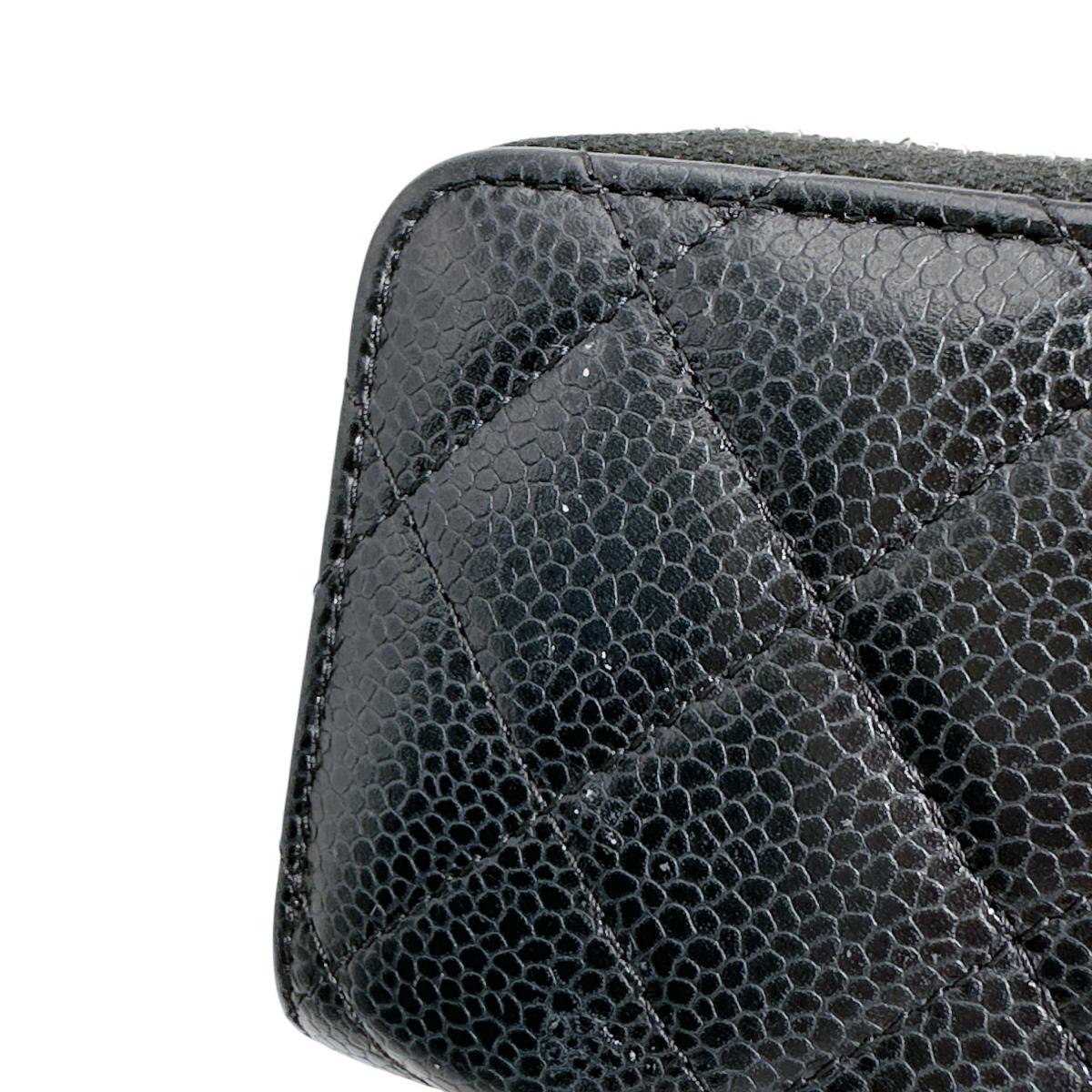 CHANEL Coin case AP0216 Matt caviar skin black Matrasse