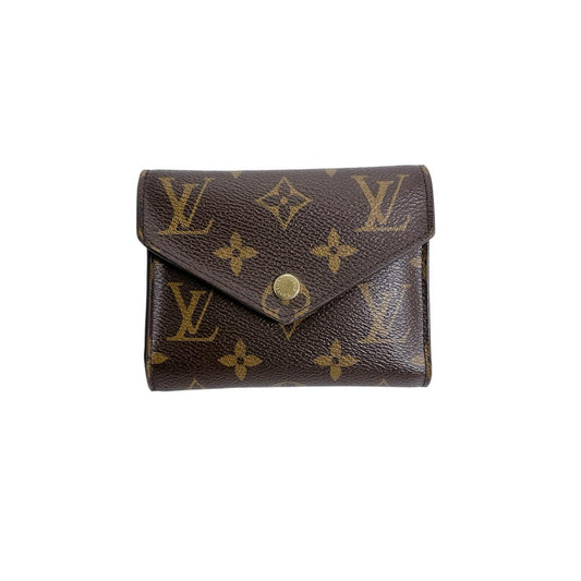 LOUIS VUITTON Tri-fold wallet M62472 Monogram canvas Brown Monogram Portefeuille Victorine