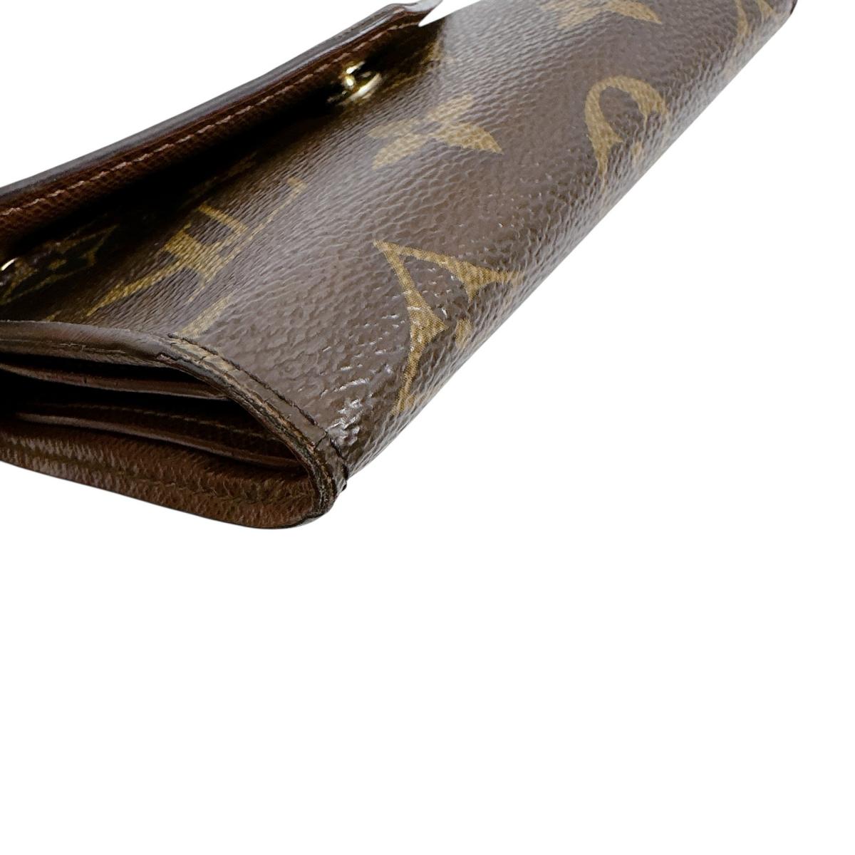 LOUIS VUITTON Tri-fold wallet M62472 Monogram canvas Brown Monogram Portefeuille Victorine