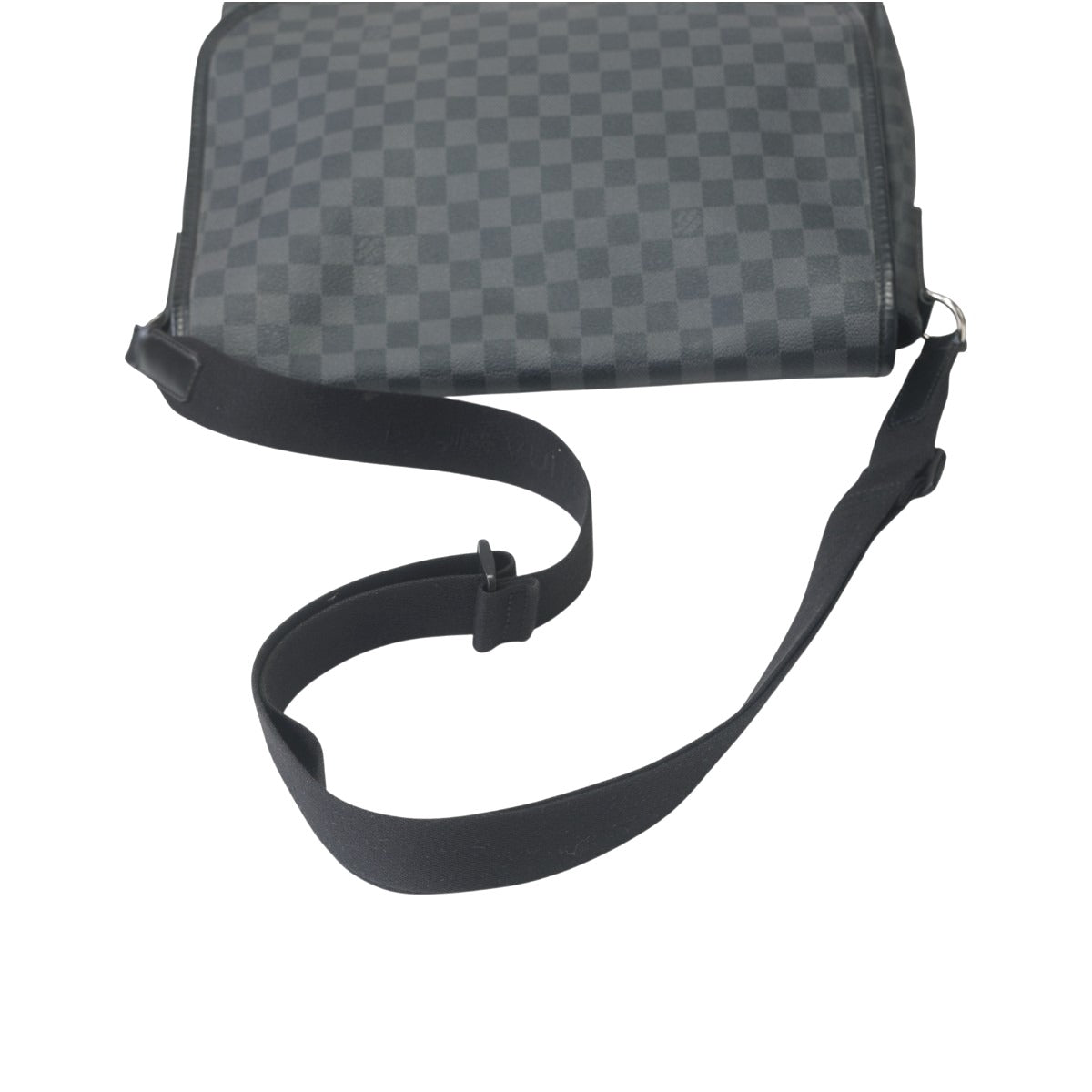 LOUIS VUITTON Shoulder Bag N58033 leather black Damier Grafitte Daniel GM