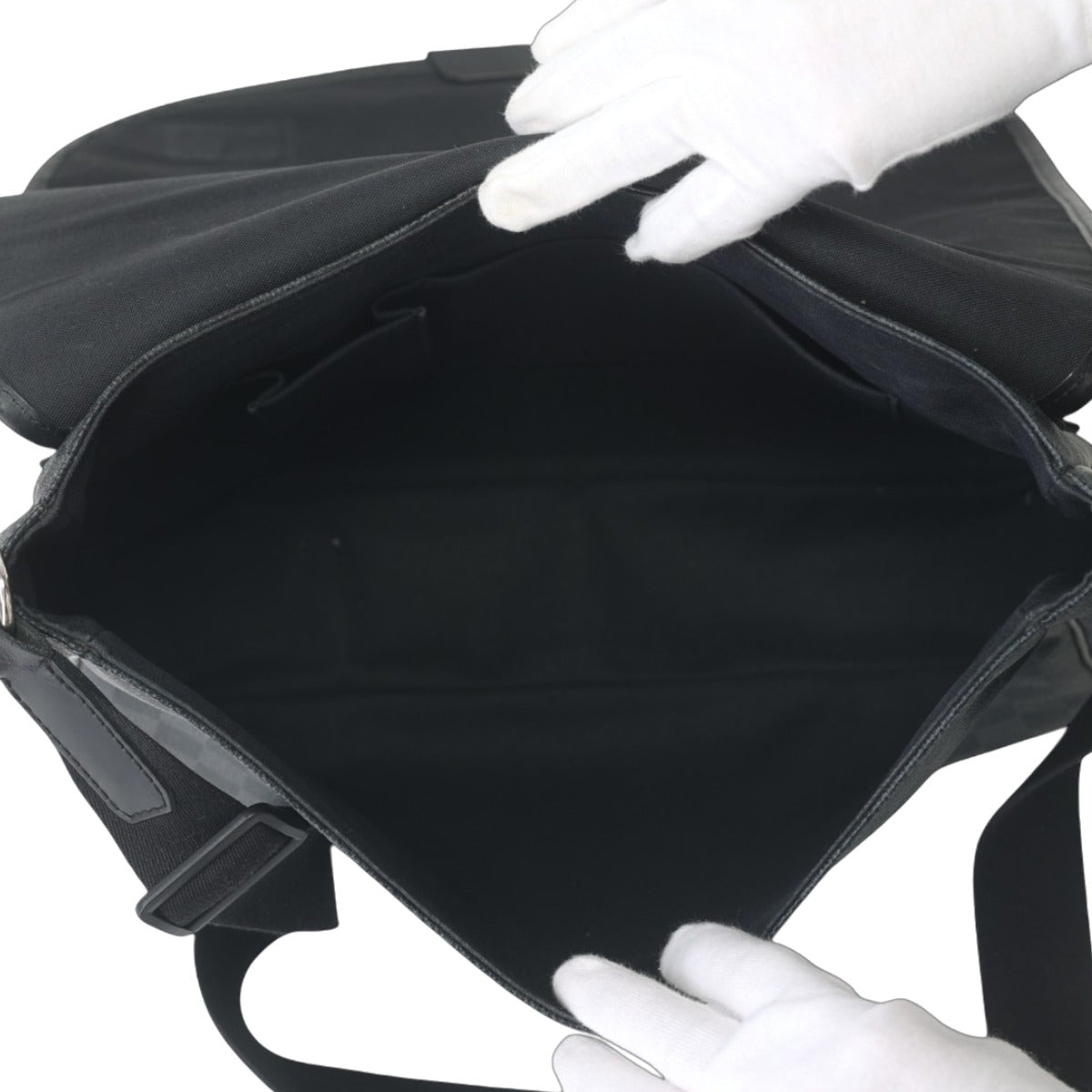 LOUIS VUITTON Shoulder Bag N58033 leather black Damier Grafitte Daniel GM