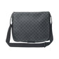 LOUIS VUITTON Shoulder Bag N58033 leather black Damier Grafitte Daniel GM