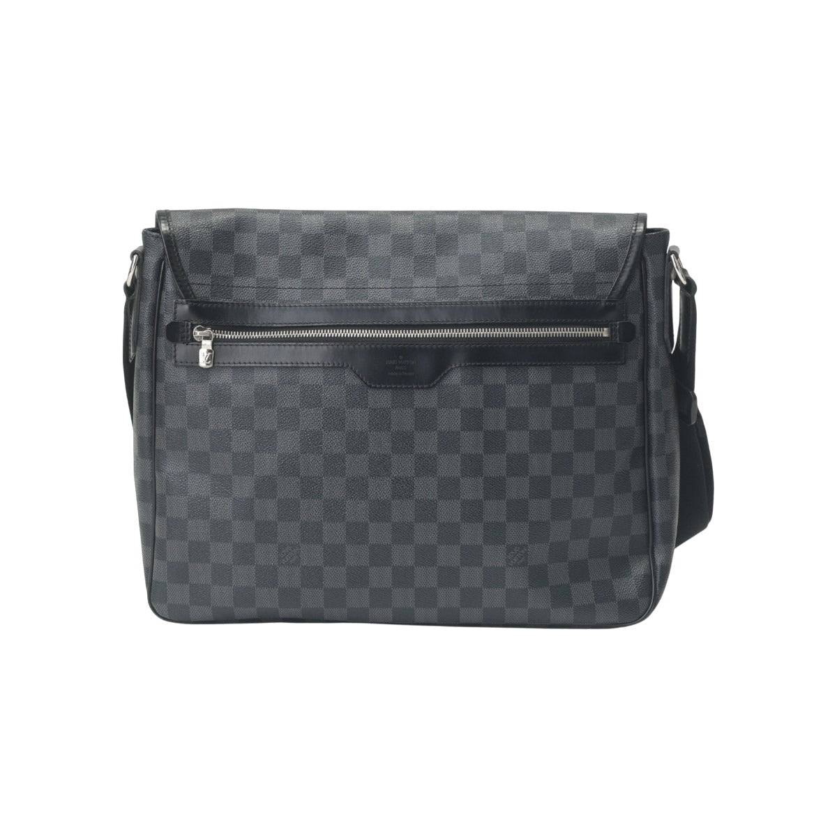 LOUIS VUITTON Shoulder Bag N58033 leather black Damier Grafitte Daniel GM