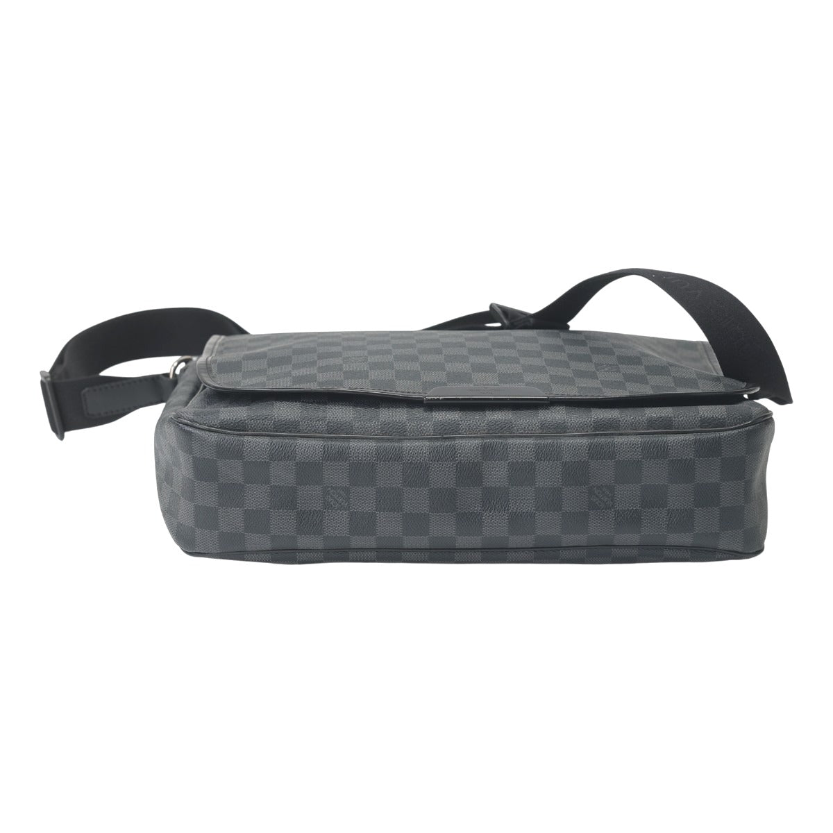 LOUIS VUITTON Shoulder Bag N58033 leather black Damier Grafitte Daniel GM