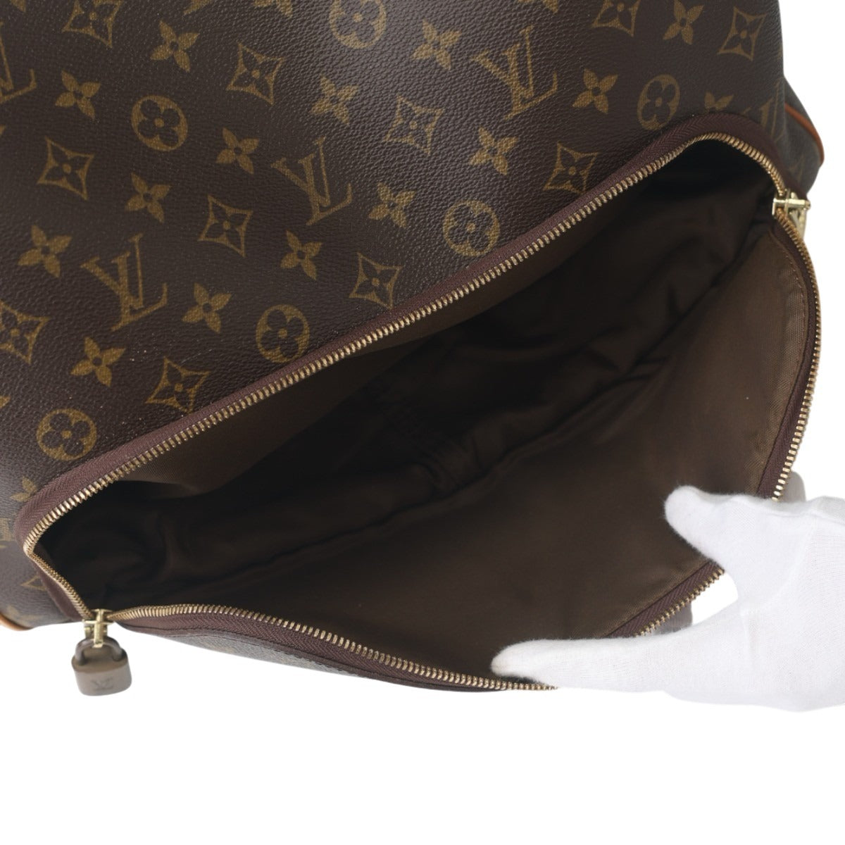 LOUIS VUITTON Boston Duffel bag M41443 Monogram canvas Brown Monogram Evasion