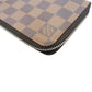 LOUIS VUITTON Long Wallet Purse N61207 Damier canvas Brown Damier Vertical