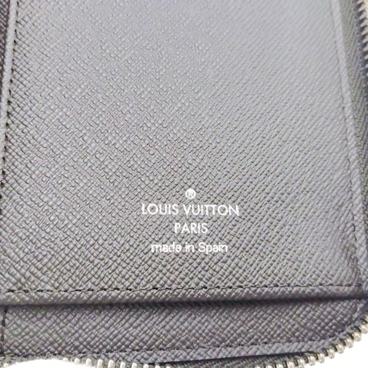 LOUIS VUITTON Long Wallet Purse N61207 Damier canvas Brown Damier Vertical