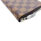 LOUIS VUITTON Long Wallet Purse N61207 Damier canvas Brown Damier Vertical
