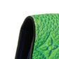 LOUIS VUITTON Long Wallet Purse M81255 Taurillon Clemence leather (monogram embossed) Neon green Monogram Taurillon Clemence Portefeuille Braza