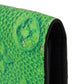 LOUIS VUITTON Long Wallet Purse M81255 Taurillon Clemence leather (monogram embossed) Neon green Monogram Taurillon Clemence Portefeuille Braza