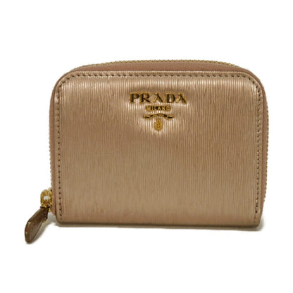 PRADA Coin case 1MM268 Vitello Move Leather Pink gold logo Vitello Move Coin Purse