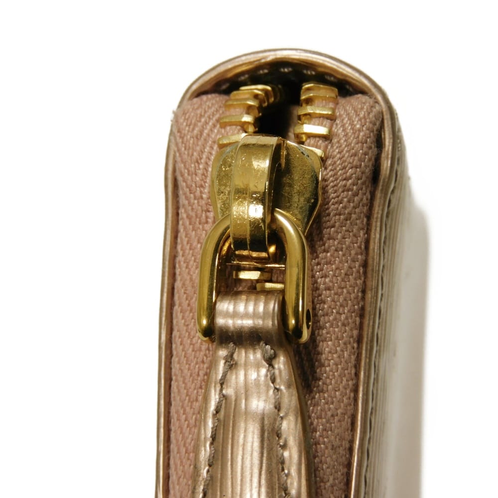 PRADA Coin case 1MM268 Vitello Move Leather Pink gold logo Vitello Move Coin Purse