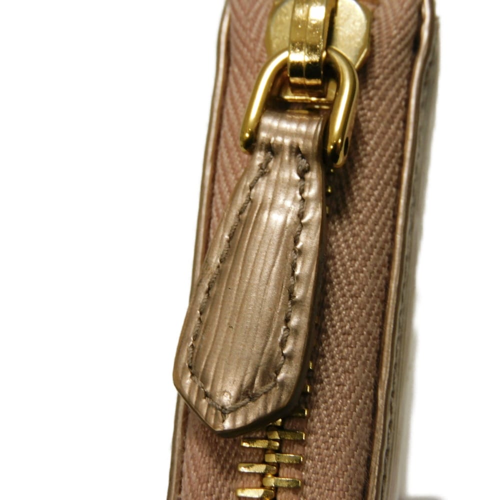 PRADA Coin case 1MM268 Vitello Move Leather Pink gold logo Vitello Move Coin Purse