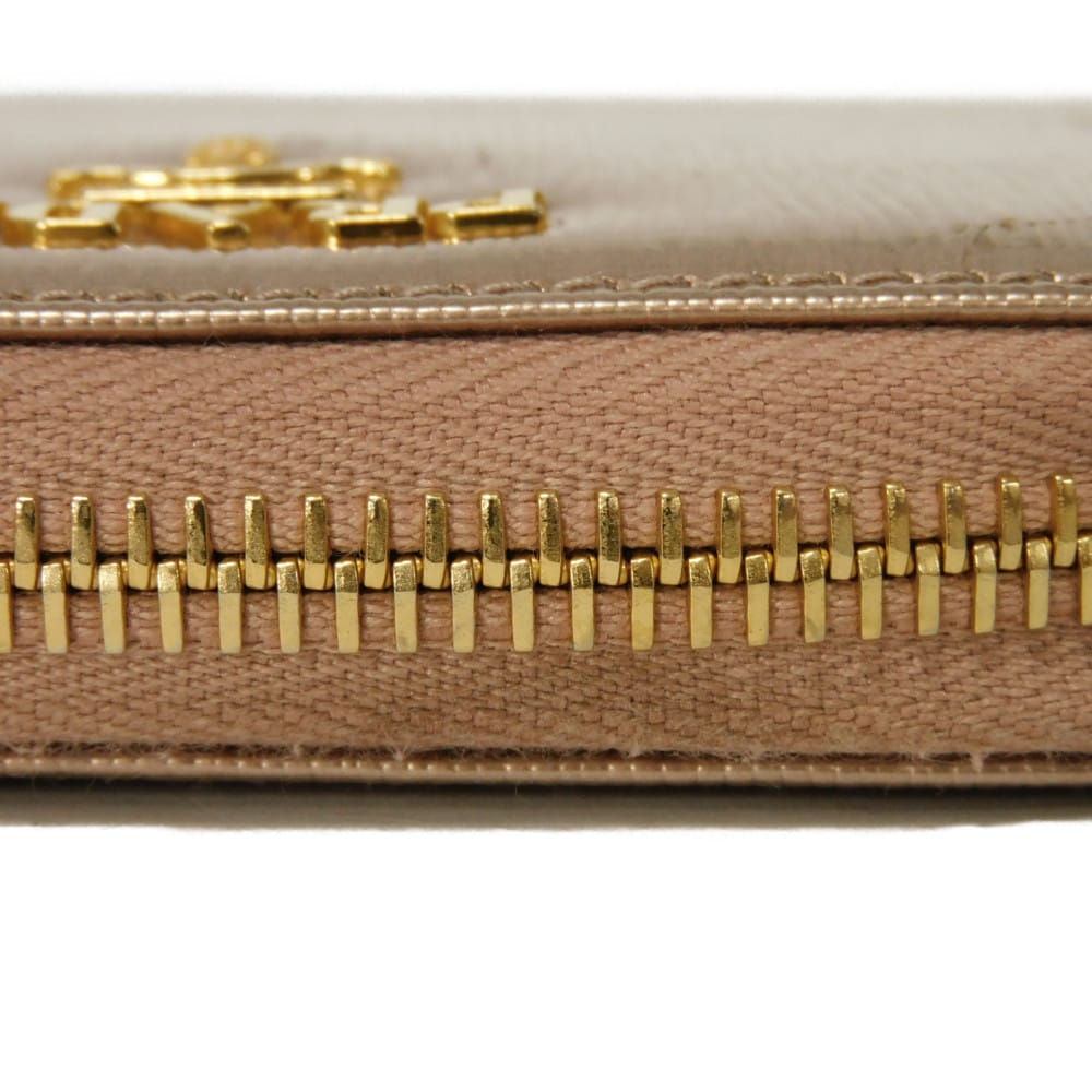 PRADA Coin case 1MM268 Vitello Move Leather Pink gold logo Vitello Move Coin Purse