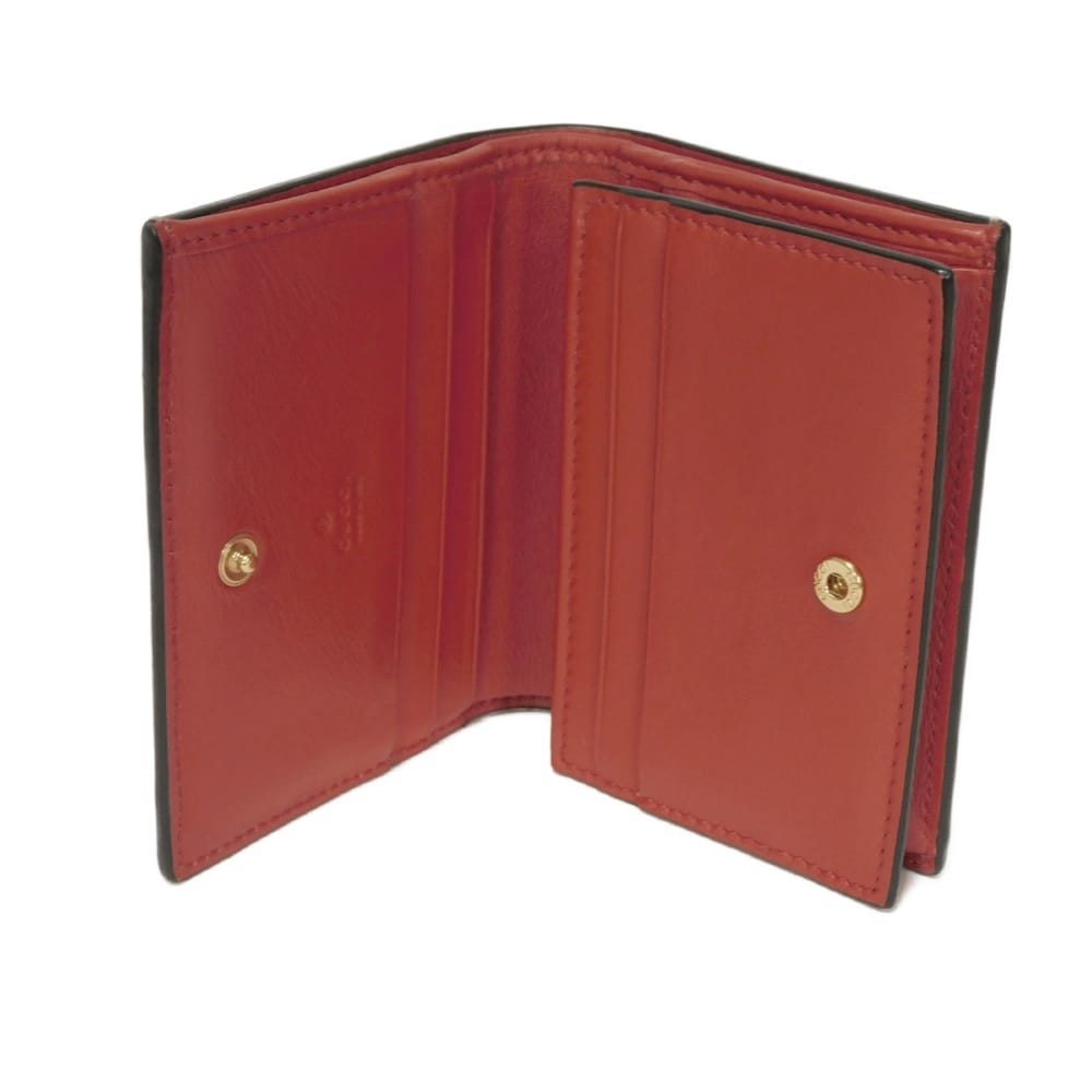 GUCCI Bifold Wallet 624641 2BQAG 8646 GG Supreme canvas (polyurethane processing) beige GG Supreme GG Apple Compact Wallet