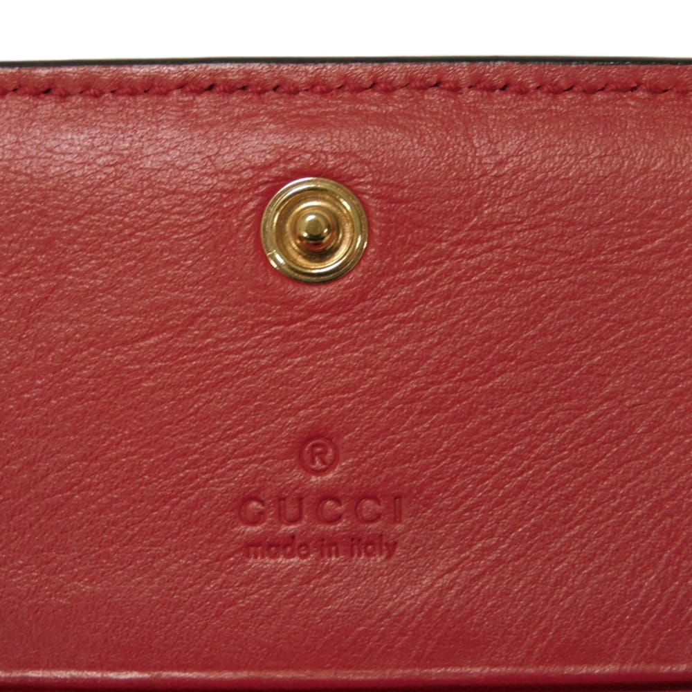 GUCCI Bifold Wallet 624641 2BQAG 8646 GG Supreme canvas (polyurethane processing) beige GG Supreme GG Apple Compact Wallet