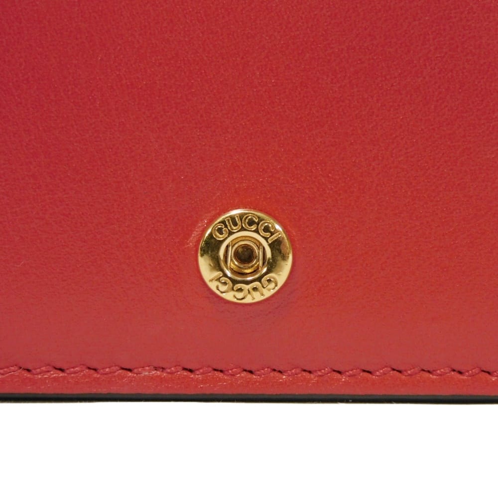 GUCCI Bifold Wallet 624641 2BQAG 8646 GG Supreme canvas (polyurethane processing) beige GG Supreme GG Apple Compact Wallet