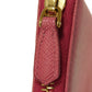PRADA Coin case 1MM268 QHH F0505 Safiano leather (stamped) Peonia Triangle logo Saffiano coin purse