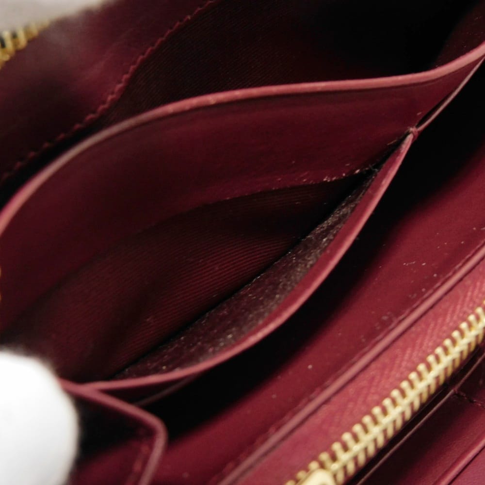 LOEWE Long Wallet Purse 113N95.F13 Goatskin black anagram Amazona Zip Around Wallet