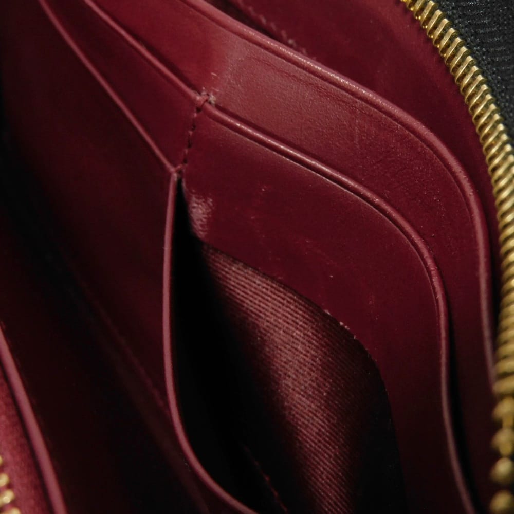 LOEWE Long Wallet Purse 113N95.F13 Goatskin black anagram Amazona Zip Around Wallet