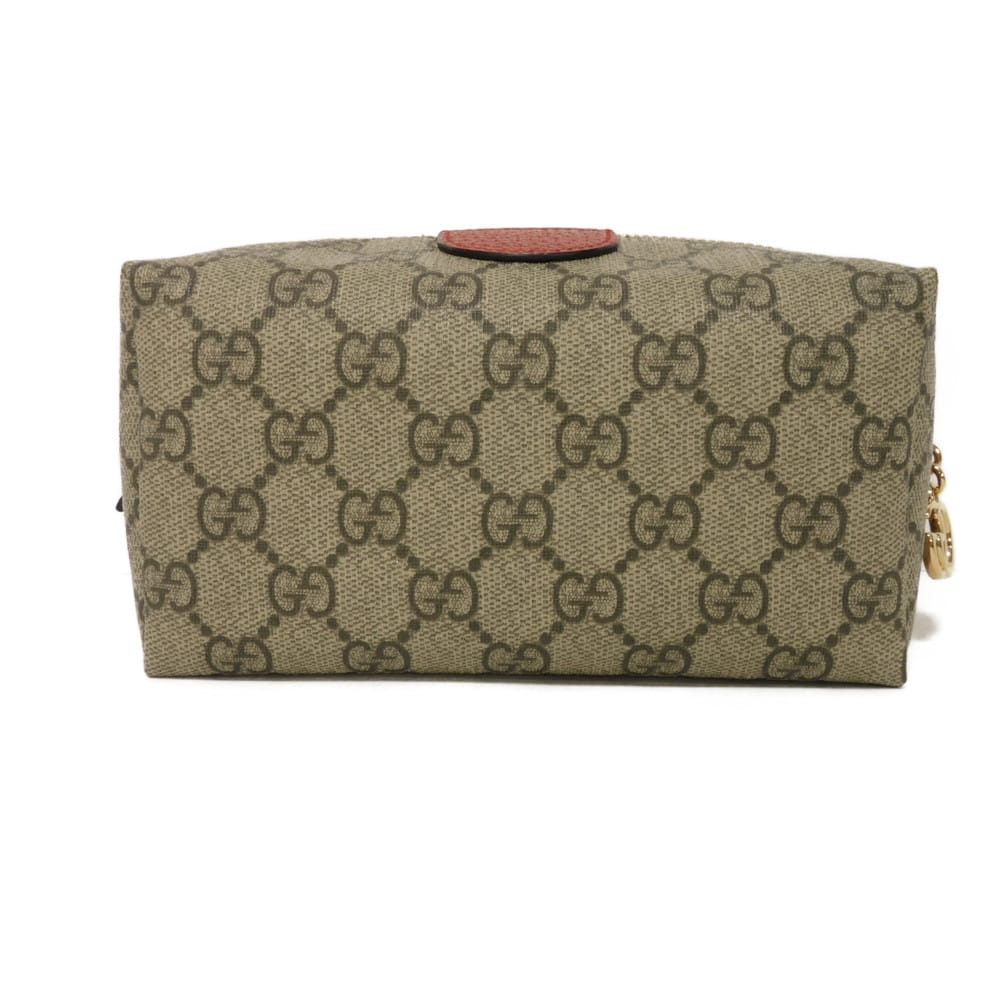 GUCCI Pouch 548393 K5I5G 9778 GG Supreme canvas (polyurethane processing) beige GG Supreme Ophidia Cosmetic Case