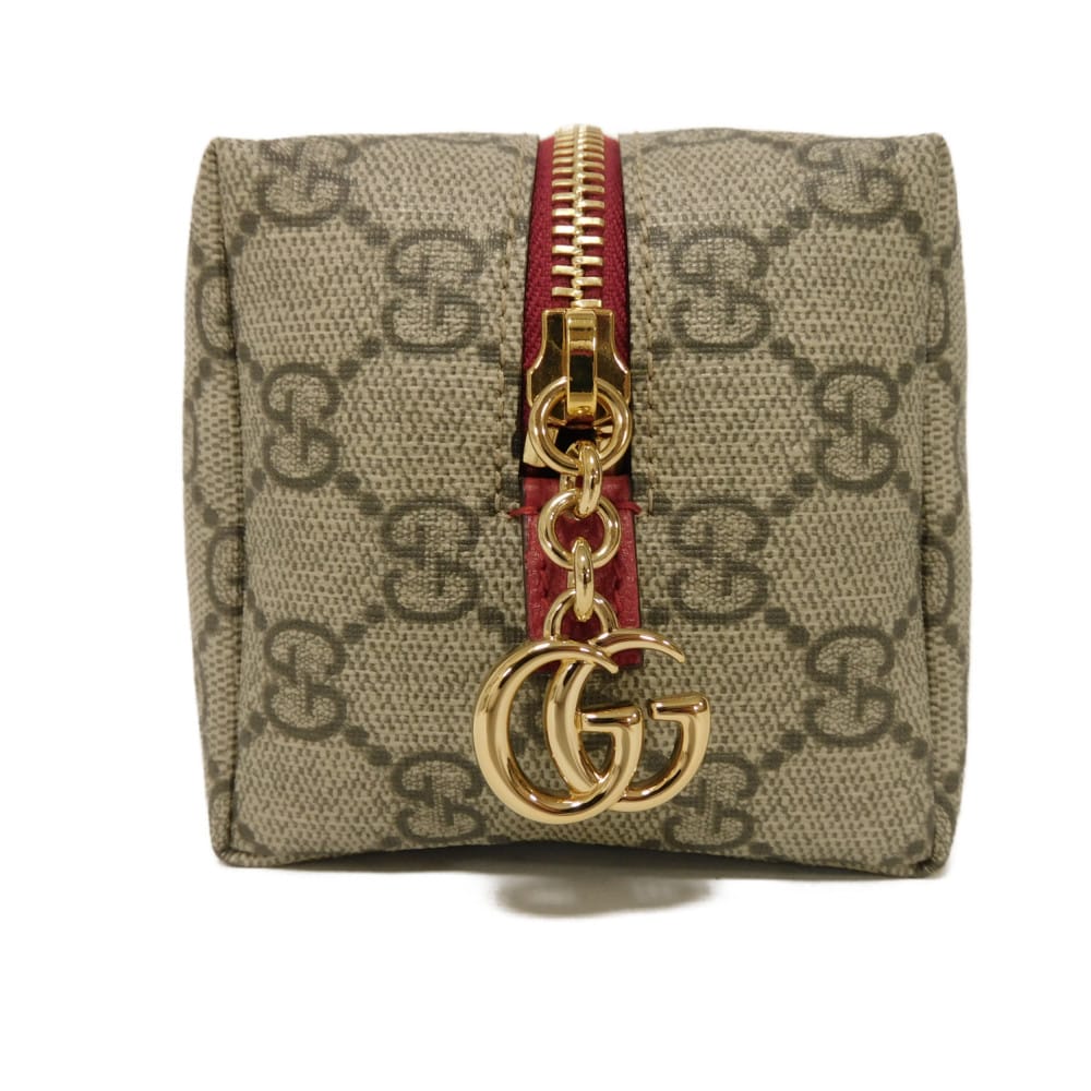 GUCCI Pouch 548393 K5I5G 9778 GG Supreme canvas (polyurethane processing) beige GG Supreme Ophidia Cosmetic Case