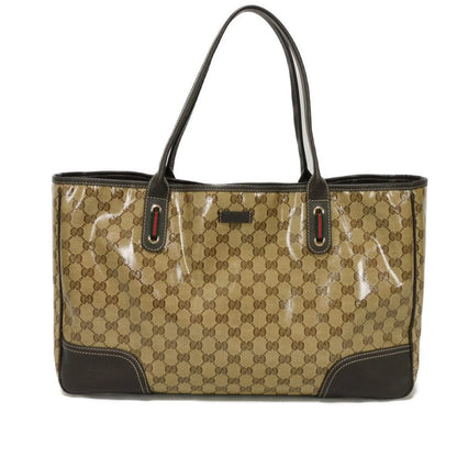GUCCI Tote Bag 293589 GG Crystal Canvas (Plastics finish) beige Sherry GG Crystal Tote