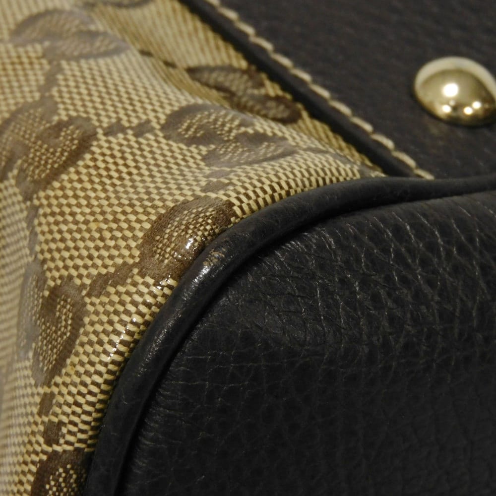 GUCCI Tote Bag 293589 GG Crystal Canvas (Plastics finish) beige Sherry GG Crystal Tote