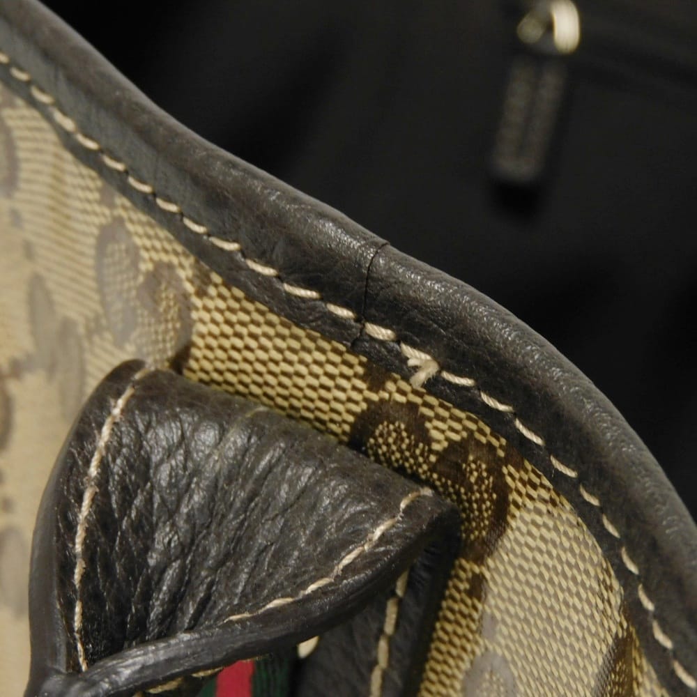 GUCCI Tote Bag 293589 GG Crystal Canvas (Plastics finish) beige Sherry GG Crystal Tote