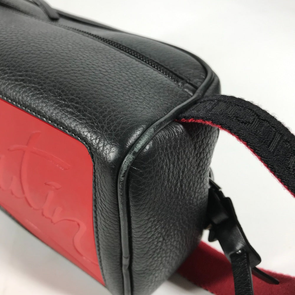 Christian Louboutin business bag 1205142 leather black BLASTER mens Used Authentic