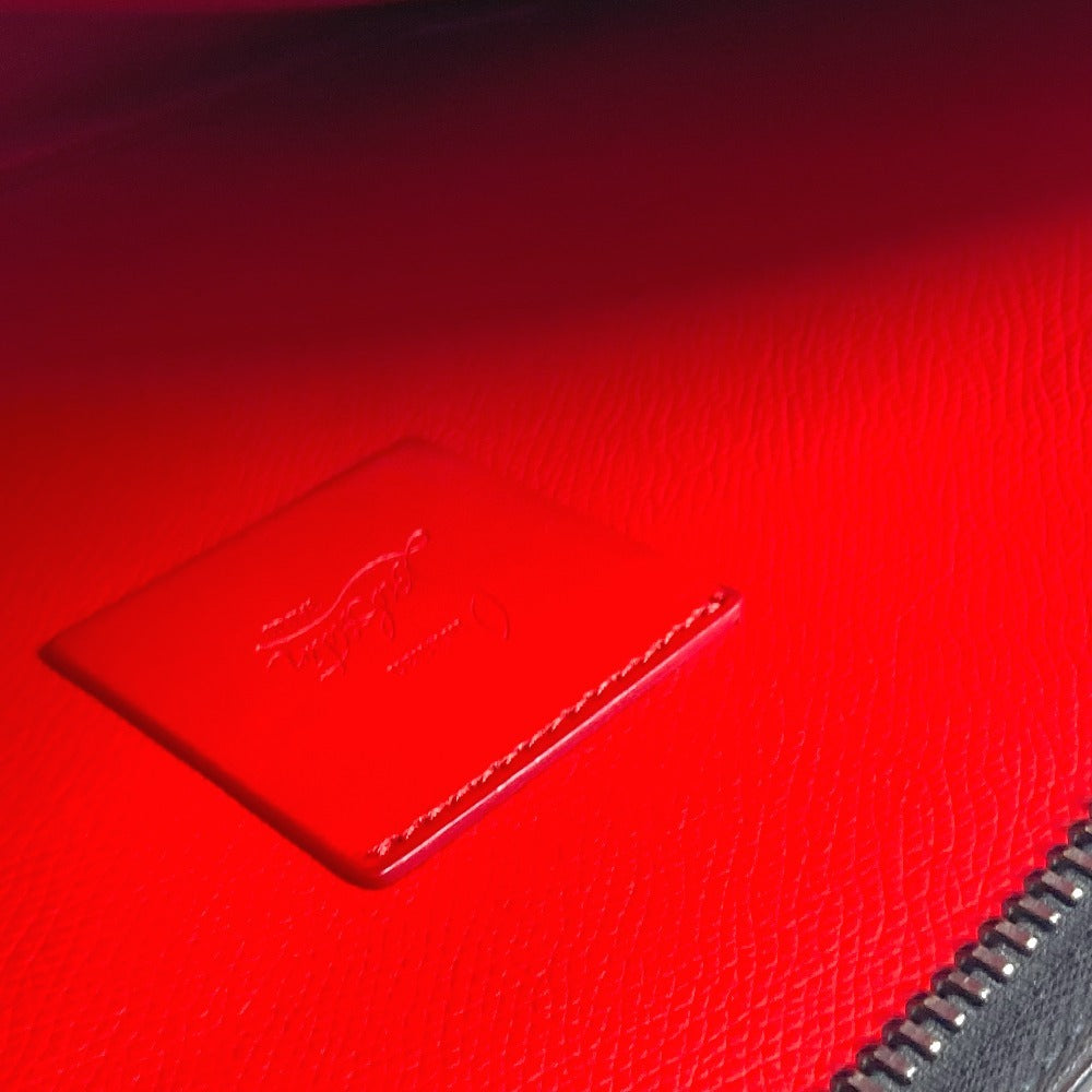 Christian Louboutin Clutch bag leather black logo