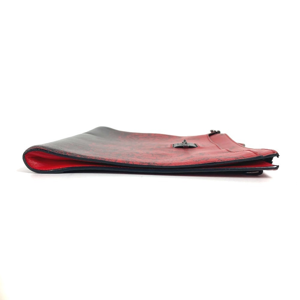 Christian Louboutin Clutch bag leather black logo