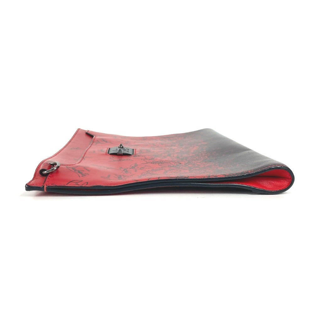 Christian Louboutin Clutch bag leather black logo