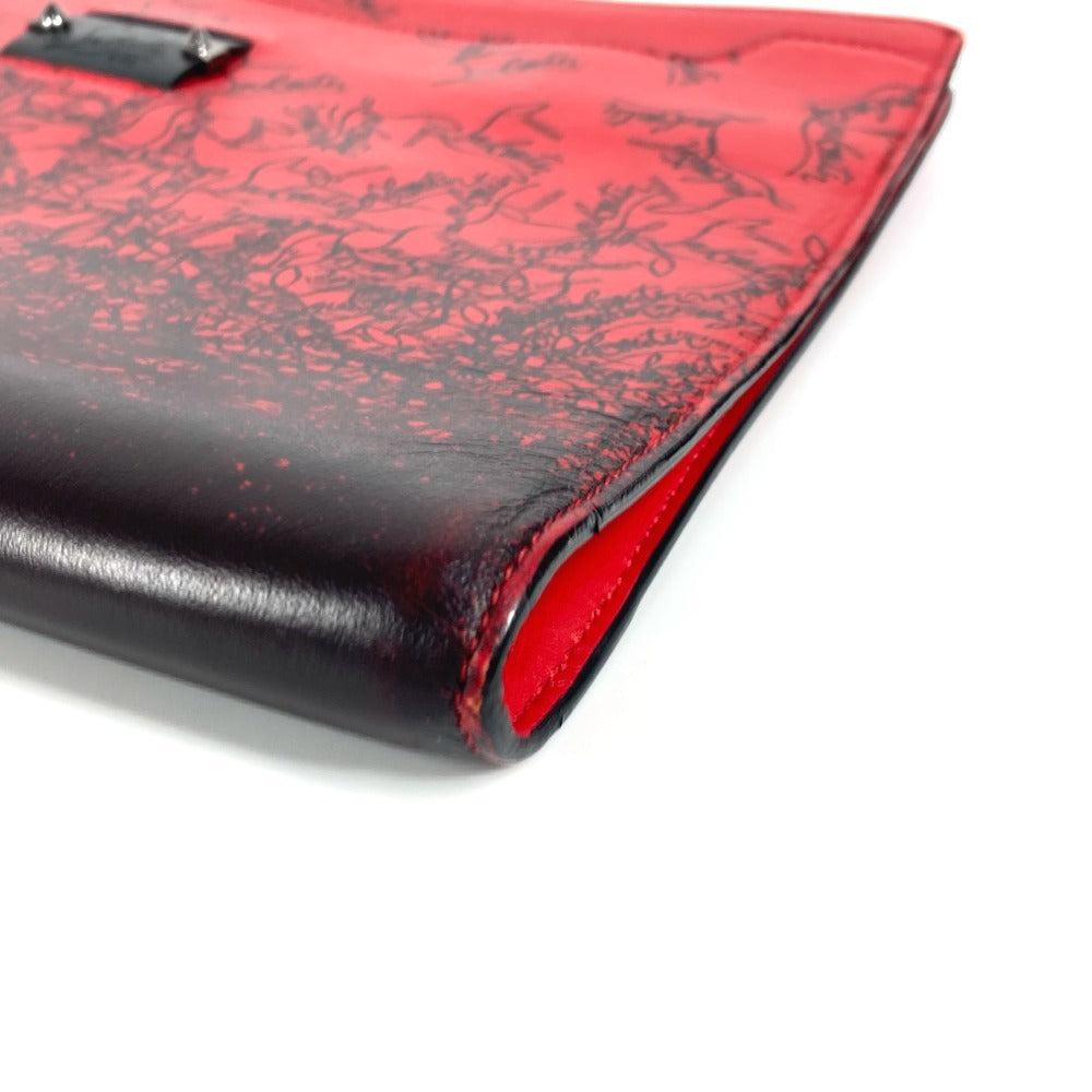 Christian Louboutin Clutch bag leather black logo