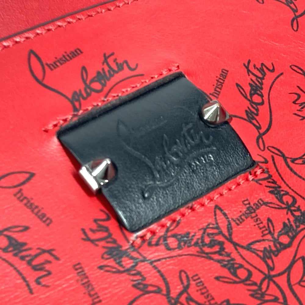 Christian Louboutin Clutch bag leather black logo