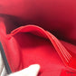 Christian Louboutin Clutch bag leather Red logo
