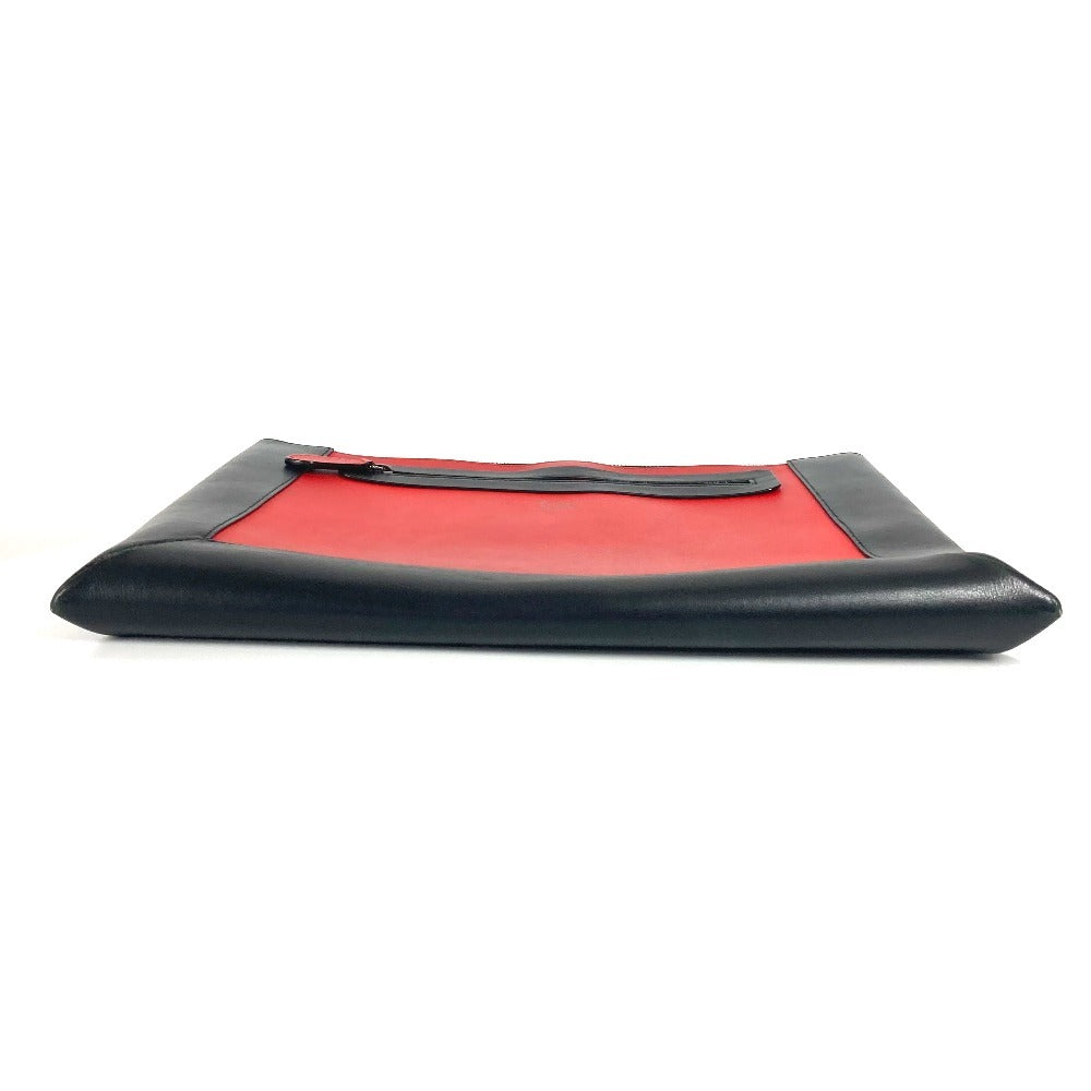 Christian Louboutin Clutch bag leather Red logo