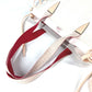 Christian Louboutin Shoulder Bag Canvas / leather white Vertical Tote Bag CABALACE Women Used Authentic